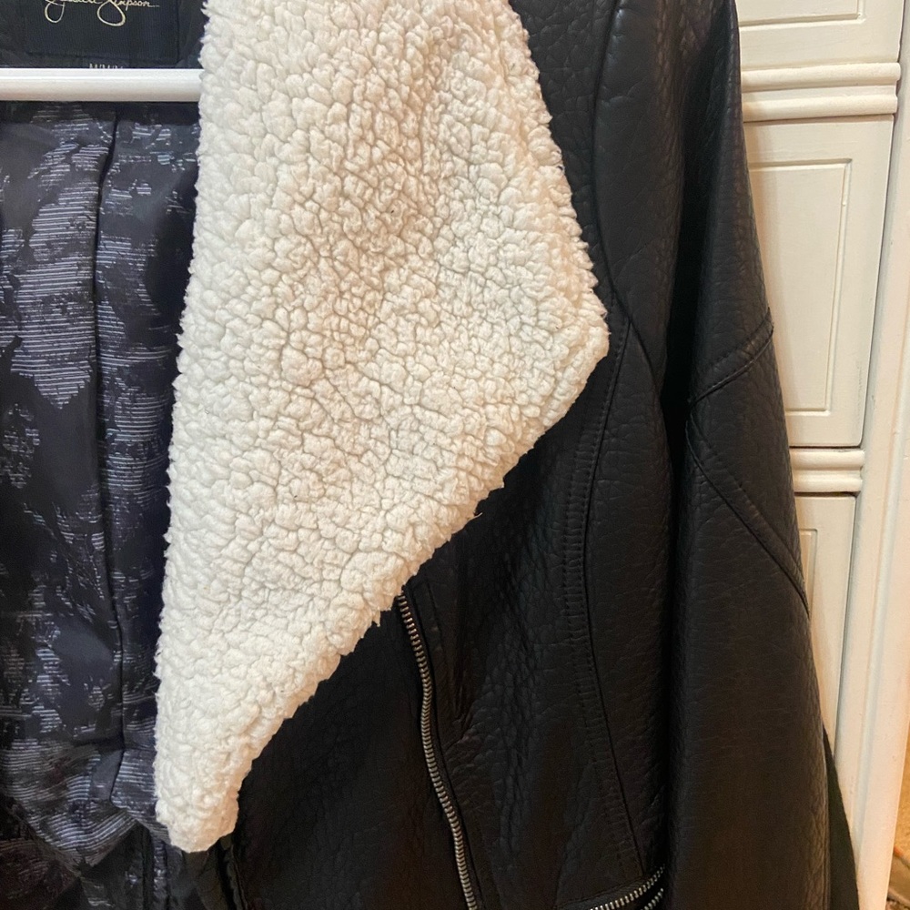 Leather Jacket With Shearling - image 3